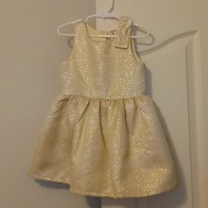 Carter's, shiny gold dress